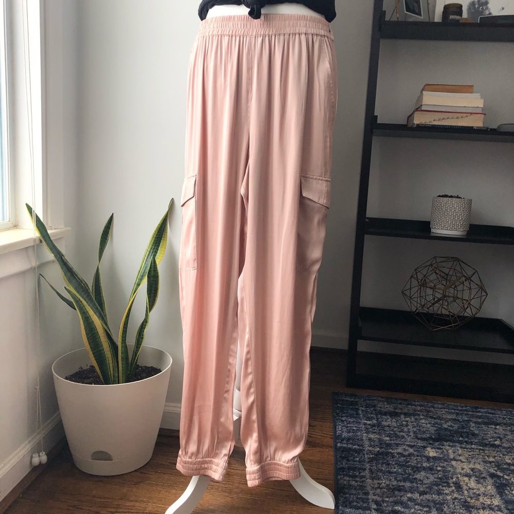 BCBGMAXAZRIA Satin Pants